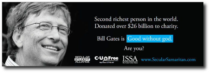 Bill Gates Philanthropy - Good without God